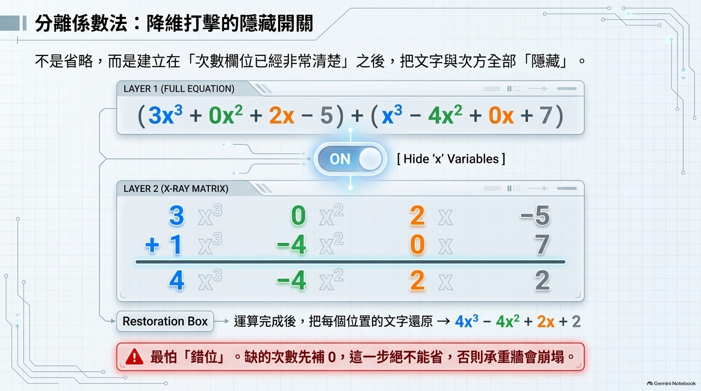 圖解｜分離係數法