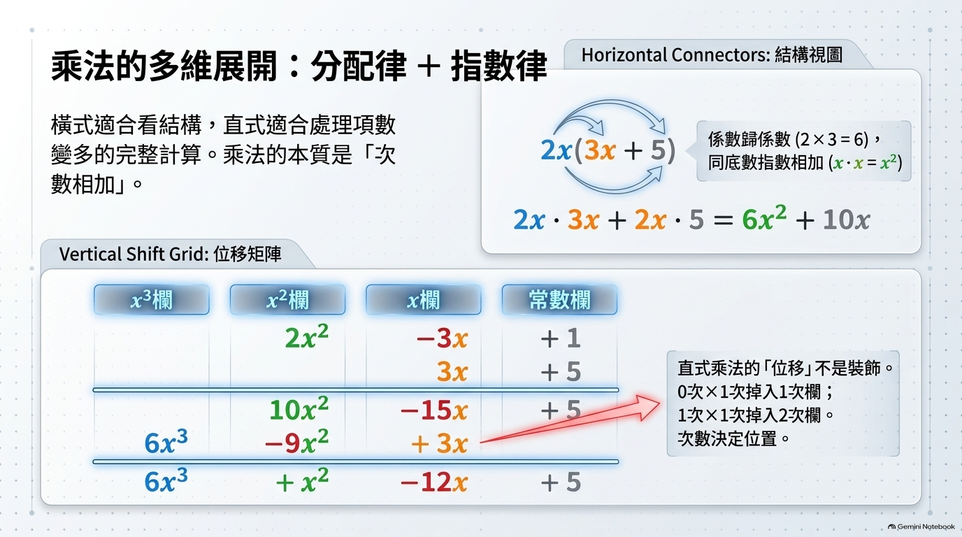 圖解｜多項式乘法的兩種視角