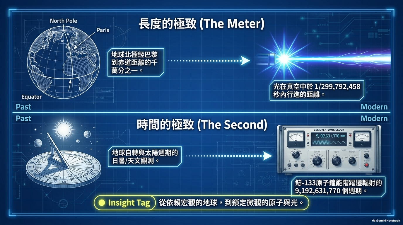 圖卡 E｜公尺與秒的演化